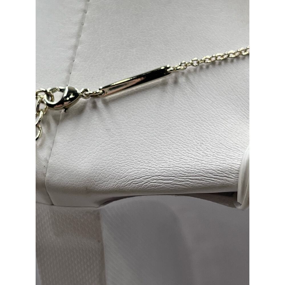 Kendra Scott Gold Plated Elisa Pendant Necklace‎ in Slate Gray Glass Illuision - Picture 11 of 14